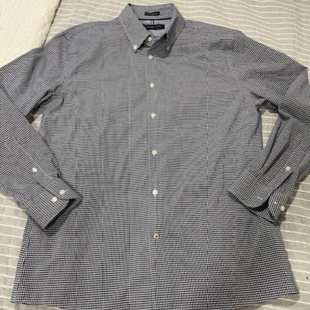 Men's Tommy Hilfiger Button-down, Slim Fit Shirt, Large